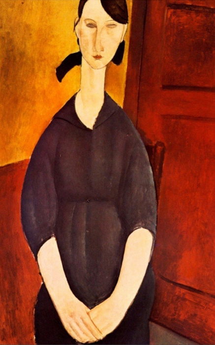 Картина Модильяни «Портрет Полетт Журден»