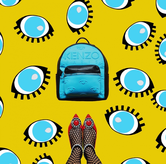 Рюкзак Kenzo, туфли Katy Perry Collections. Фото: Таша Алакоз