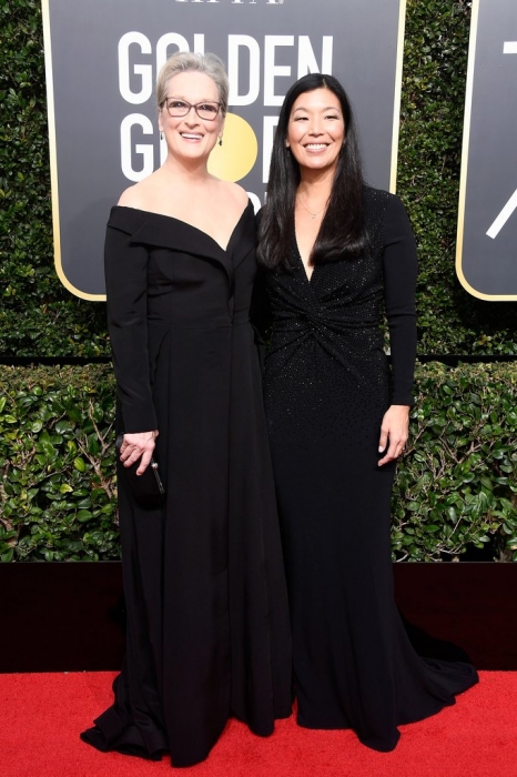 Мэрил Стрип и американская активистка Ai-jen Poo