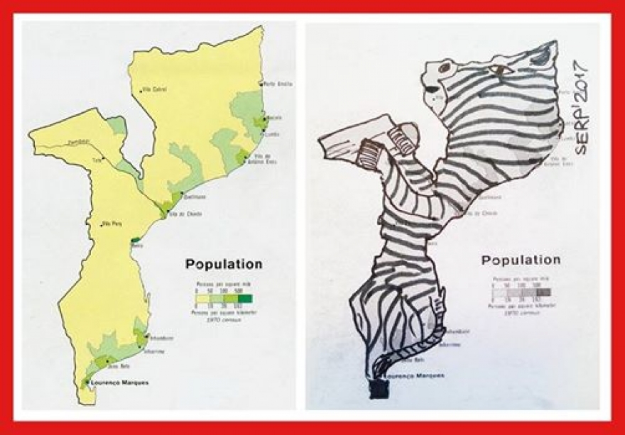 Доставка посылок. от Зебры. Так выглядит карта Мозамбика сегодня. (Рис. № 163)Thanks,God, is Friday! Завершается неделя... Всем отличного уикэнда!