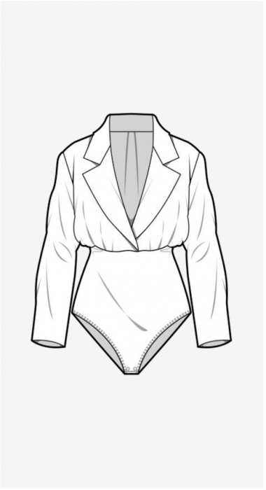 Блейзер-боди от WGSN, фото из телеграм-канала «Почти визионер»