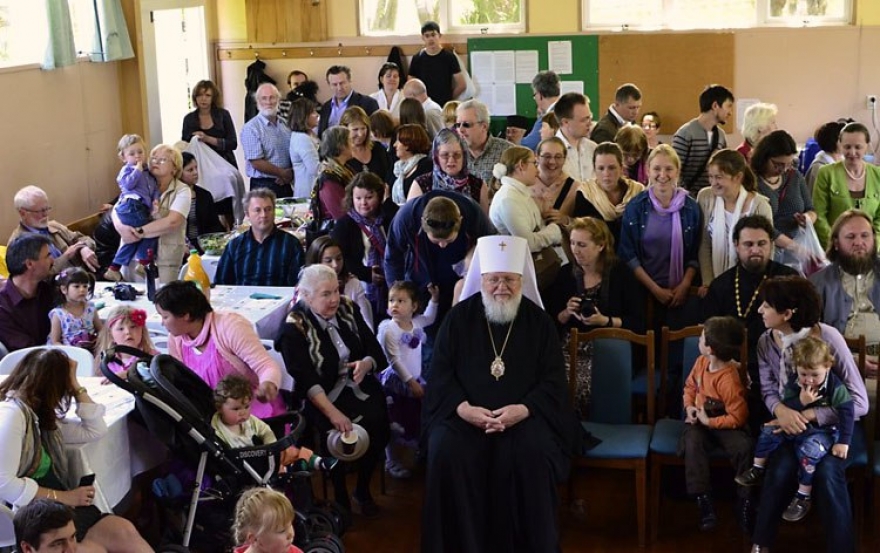 Священник Александр Скорик с приходом