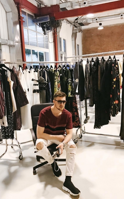 На открытии шоу-рума Saint-Tokyo в Милане