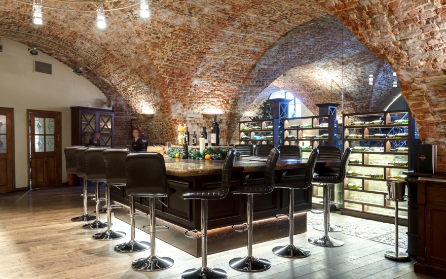 Интерьер ресторана «Casа del Мясо», винная зона