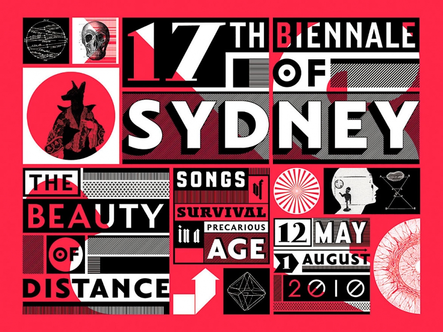 Афиша из айдентики 17-й Сиднейской биеннале. 2010 год