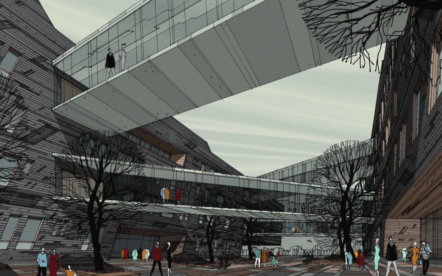 Олег Манов считает, что в построенных сегодня зданиях нужно учитывать условия жизни через сто лет.