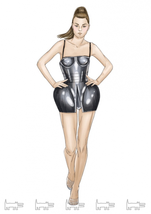 Иллюстрация Лизы Одиноких: Dolce & Gabbana, коллекция весна-лето 2007