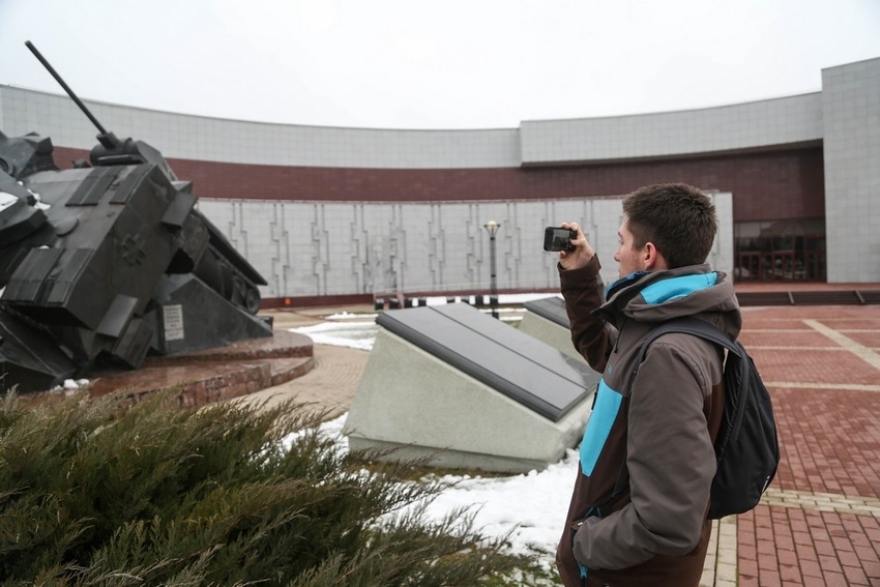 Юлиан Фишер в Прохоровке.Фото Натальи Малыхиной