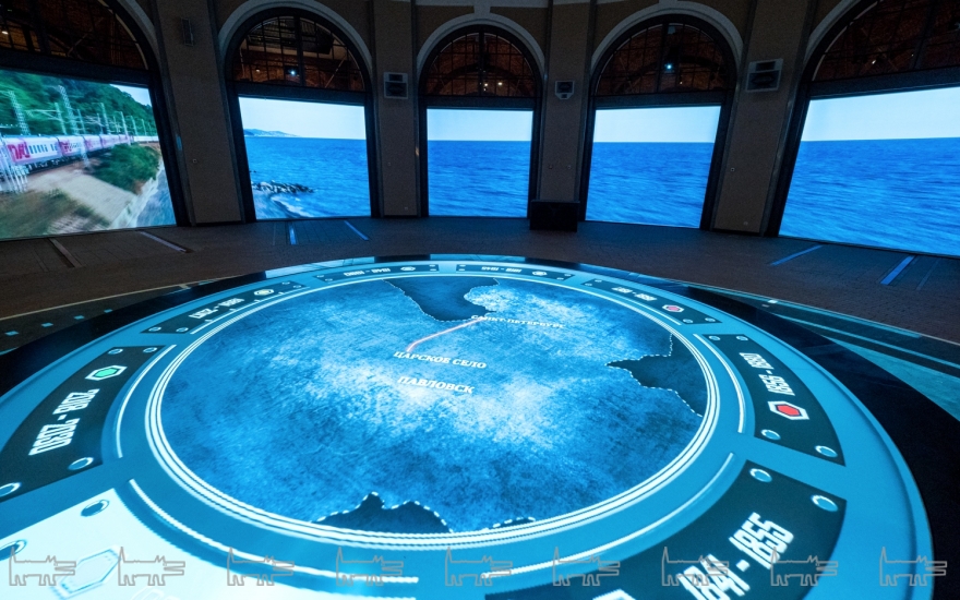 Мультимедийный урок истории: на интерактивной карте можно выбрать год и увидеть, сколько железных дорог было в тот момент в России.