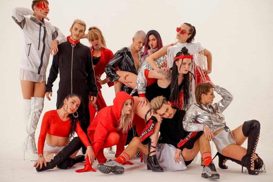 The House of Bonchinche на съемках клипа Алены Двойченковой — Bonchinche