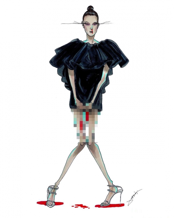 Милли Бобби Браун. Иллюстрация @bambiachy