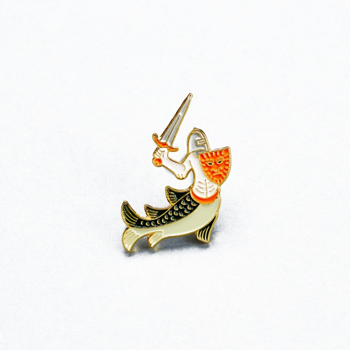 Значок «Страдающее средневековье», 200 рублей («Подписные издания»)