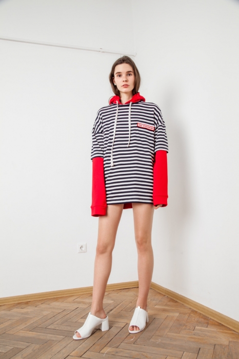 Маша Игошина в лукбуке бренда Artem Krivda, весна-лето 2017