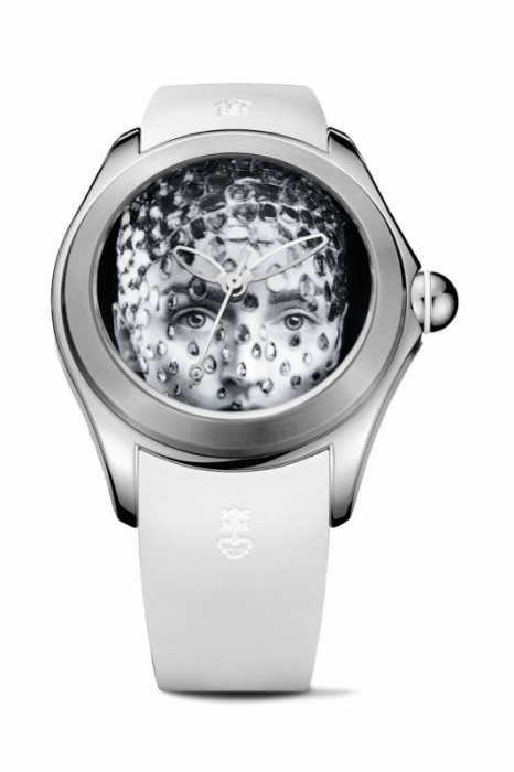 28. Часы Bubble 42 Juliette jourdain, Corum, цена по запросу, салон «18КАРАТ. Предметы роскоши».