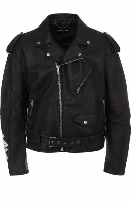 Balenciaga.Кожаная косуха свободного кроя,258 000 руб.