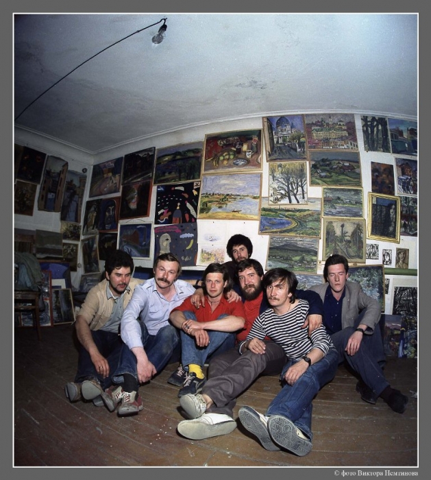 БГ и Митьки, 1988. Фото: Виктор Немтинов