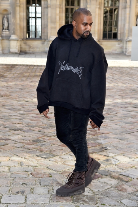 Канье Уэст в худи Vetements