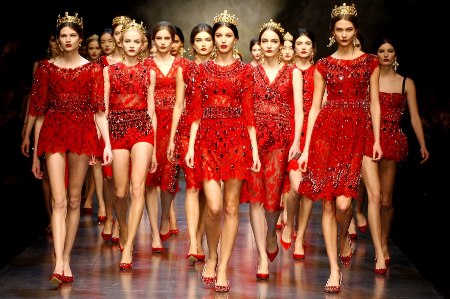 Показ коллекции Dolcе & Gabbana, осень-зима 2013/14