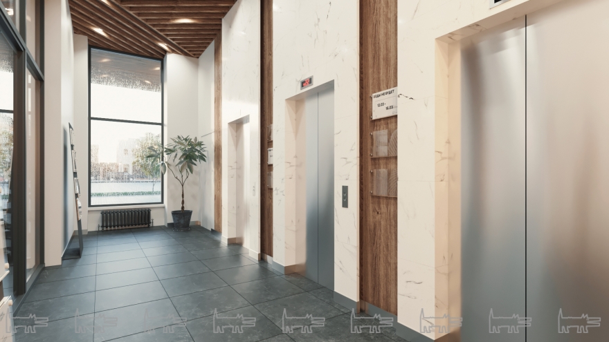 ВАЖНО: Три высокоскоростных лифта европейского качества фирмы OTIS грузоподъемностью до 1000 кг с комфортом доставят из вестибюля до любого этажа, в