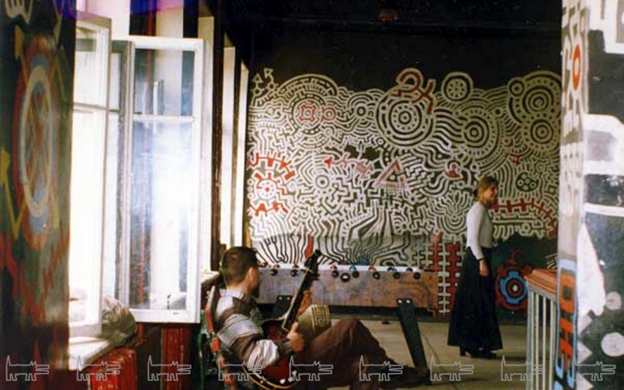 Роспись клуба, фото из архива Алексея Михеева