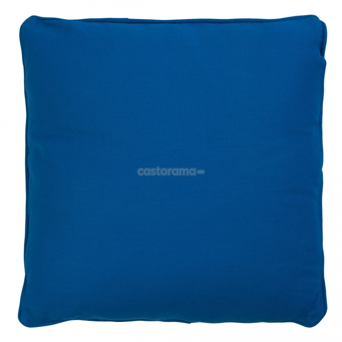 Синяя мягкая подушка