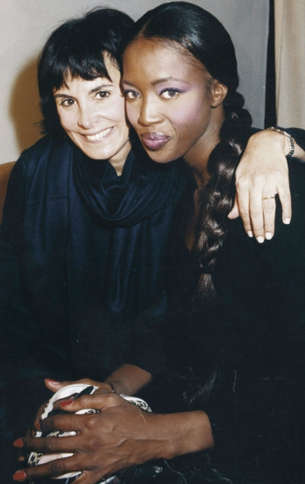 Терри де Гинзбург и Наоми Кэмпбелл