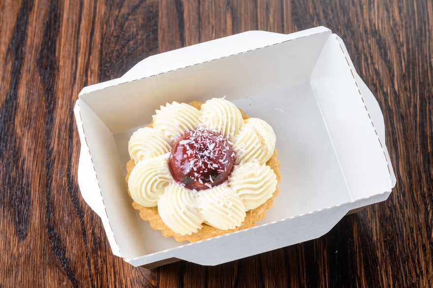 Тарталетка с ягодным желе. Gluten free.