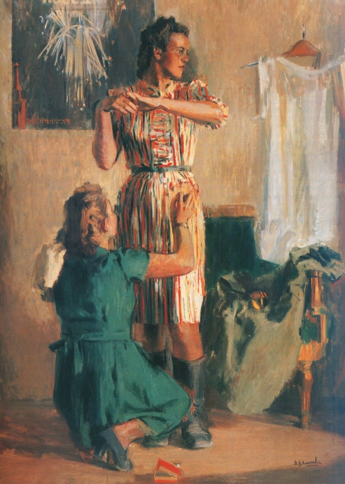 В.А.Васильев, «Демобилизованная», 1947 год