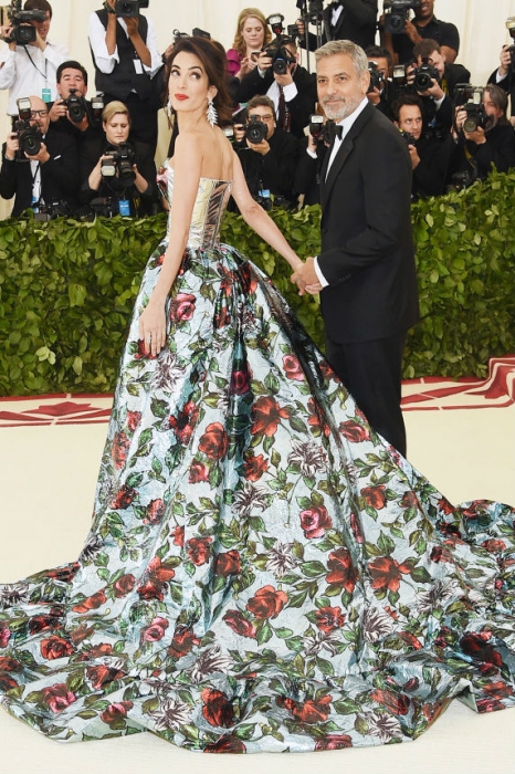 Амаль Клуни в Richard Quinn и Джордж Клуни