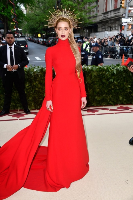 Эмбер Херд в Carolina Herrera