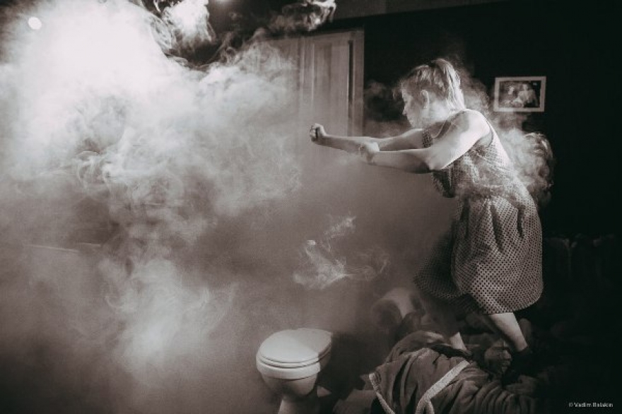 «Иди ты на***, Орфей, или Девушки в любви» Автор – Ирина Васьковская. Режиссер – Ринат Ташимов. Режиссер спектакля постарается ответить на вопрос