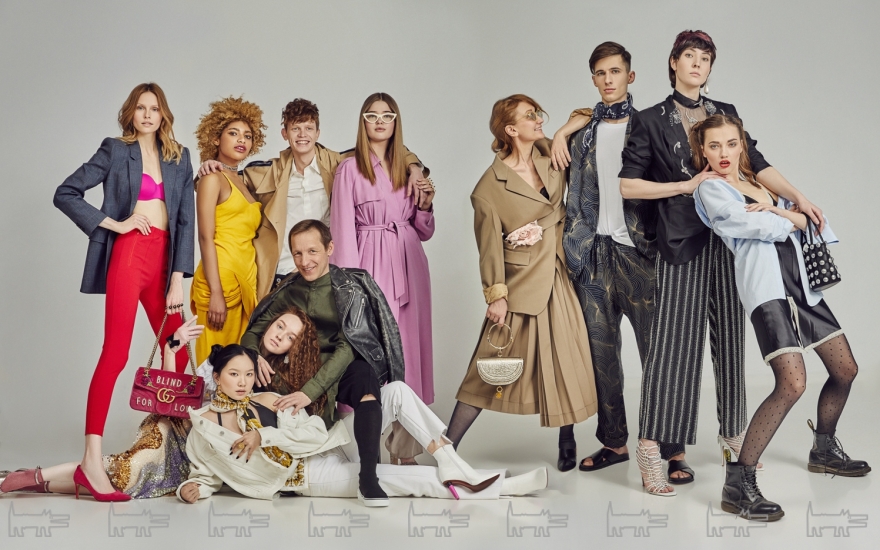 Слева направо: Тоня Ерм, Вероника Панько, Сергей Куренков, Елена Матвеева, Эржена Золтуева, Екатерина Маркевич, Сергей Луковский, Ирина Сергеева