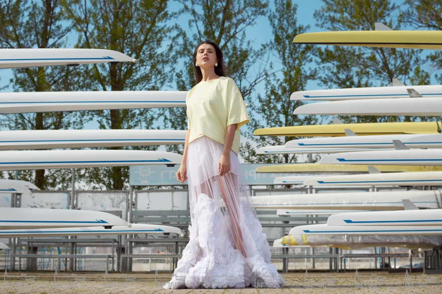 Футболка Acne (Renomme)Юбка Natasha Timofeeva