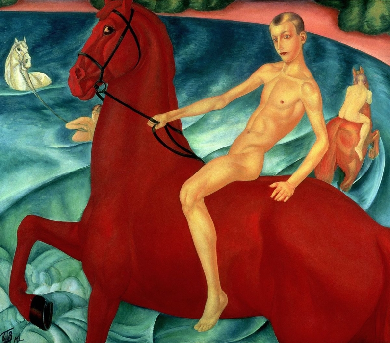 "Купание красного коня", 1912 г.
