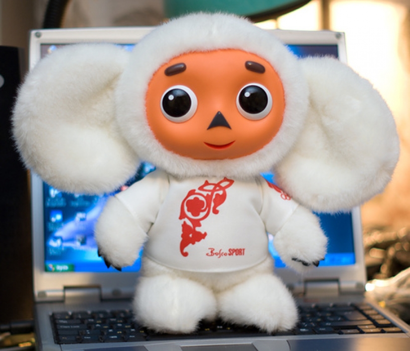 Чебурашка-талисман олимпийской сборной России