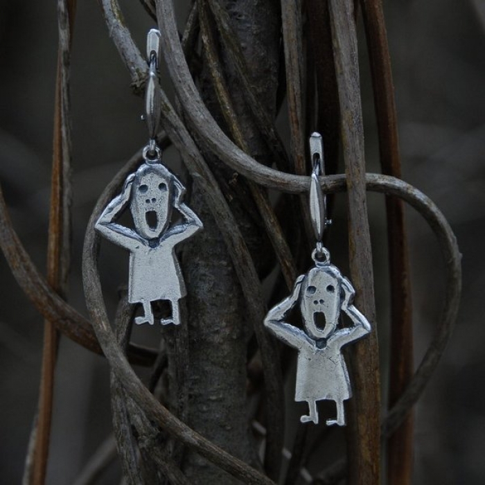 Серьги Kolesnikov. 500 рублей (kolesnikovdima.ru)