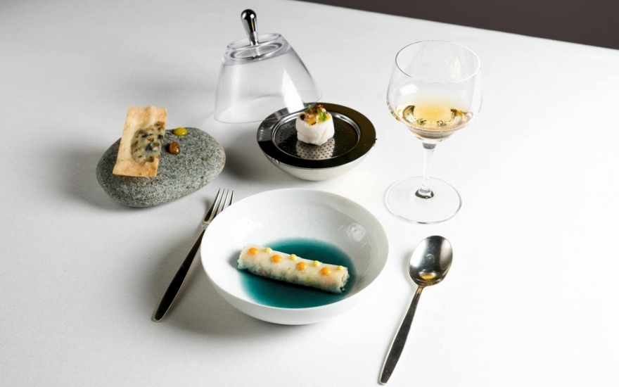 Блюдо Энтони Дженовезе "Суши и море"