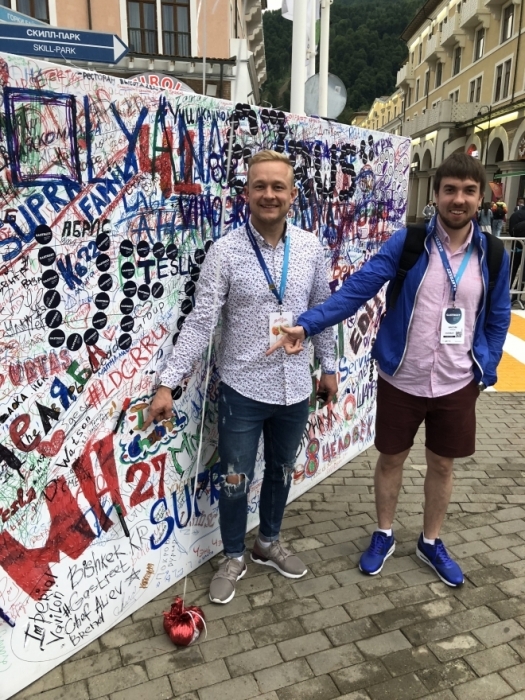 Управляющий MusicHall27 Сергей Сысолятин и Максим Кулешов