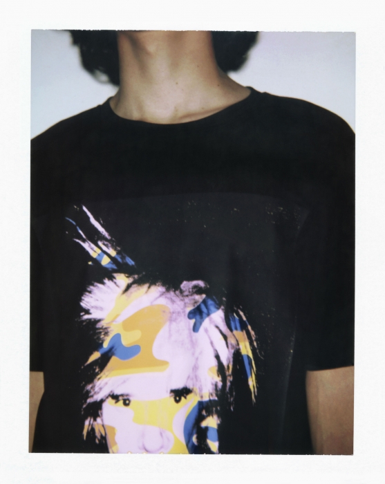 CALVIN KLEIN JEANS Short Sleeve Crewneck T-shirt, Printed artwork: Andy Warhol, Self-Portrait, 1986, ©/®/TM The Andy Warhol Foundation for the Visual