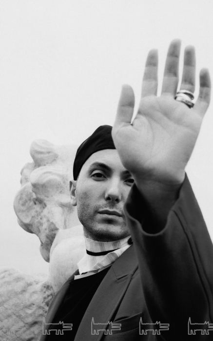 Берет, воротник и пальто Ianis Chamalidy (Ianis Chamalidy)