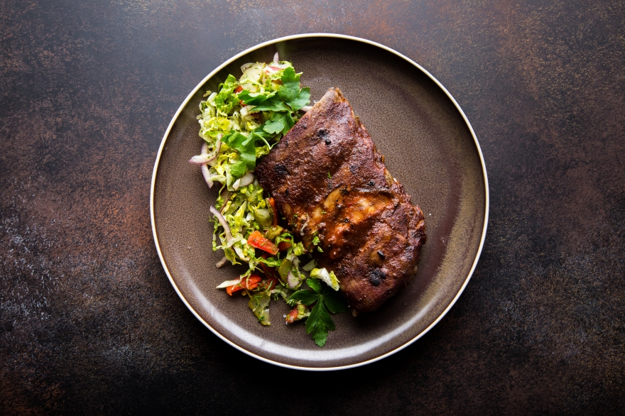 Свиные ребрышки гриль