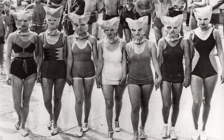 Участницы конкурса красоты, 1930-е