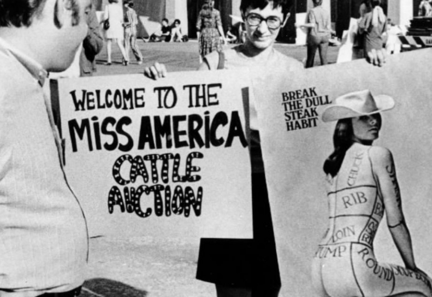 Протестующие на конкурсе «Мисс Америка», 1960-е
