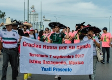 «Россия, спасибо за помощь во время землетрясения 7 сентября 2017 года в Истмо»