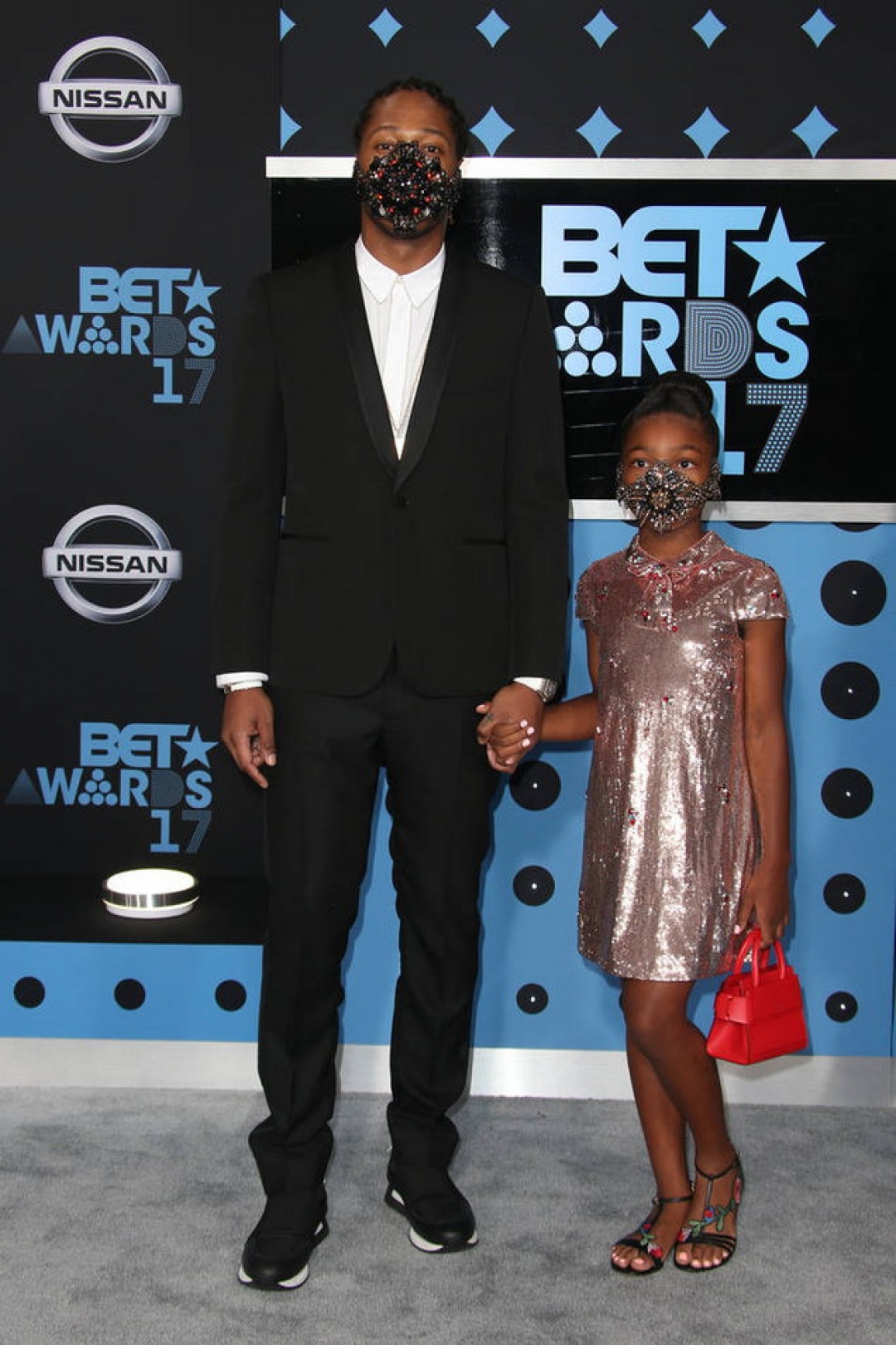 Рэпер Future с дочерью на премии Bet Awards-2017