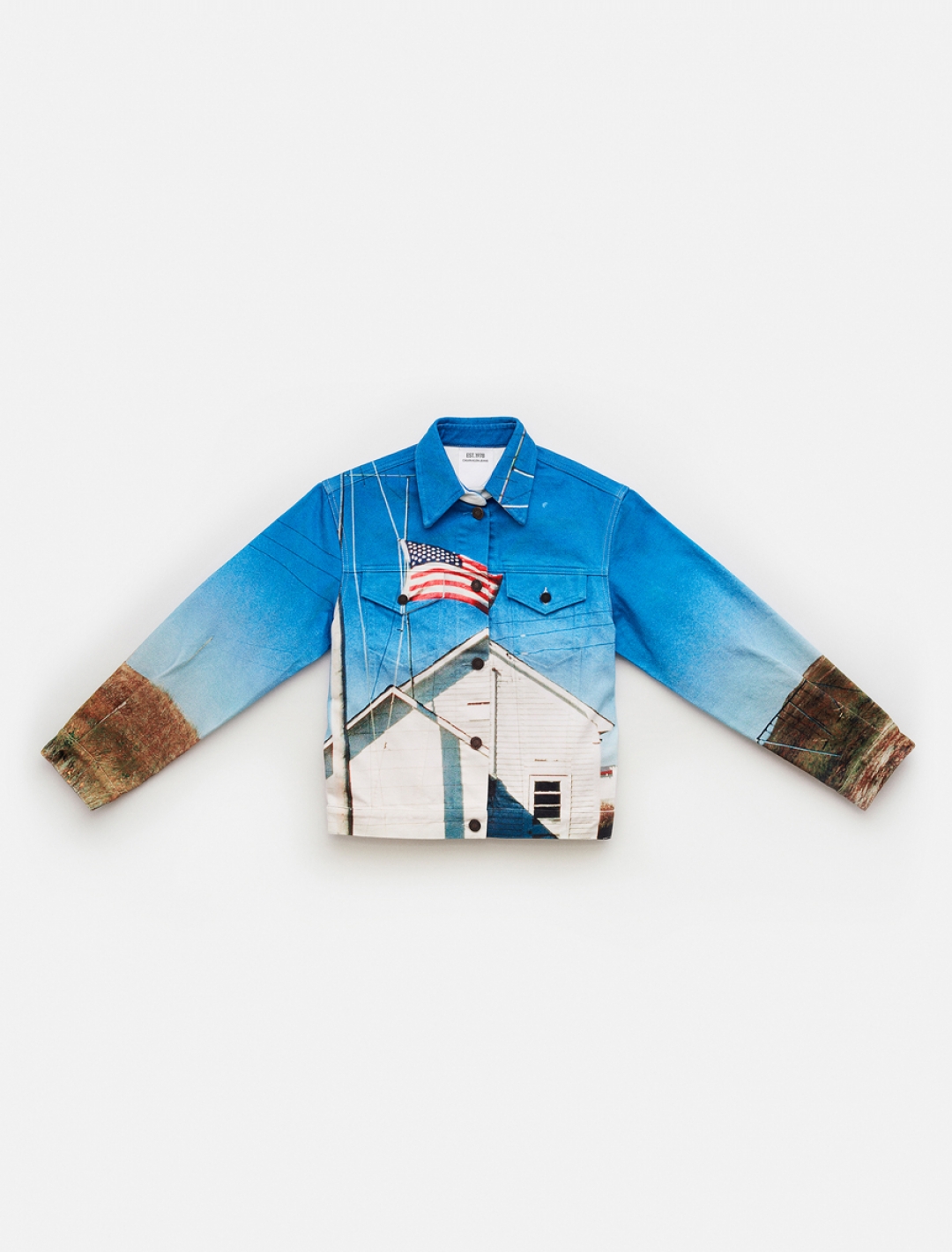 Calvin klein raf simons denim jacket best sale