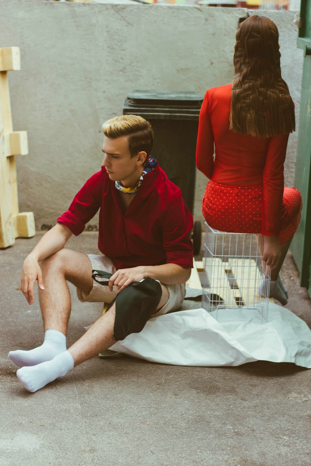 Лукбук «MD Уделка» с вещами с блошиного рынка, собранными Алиной Вайндрук