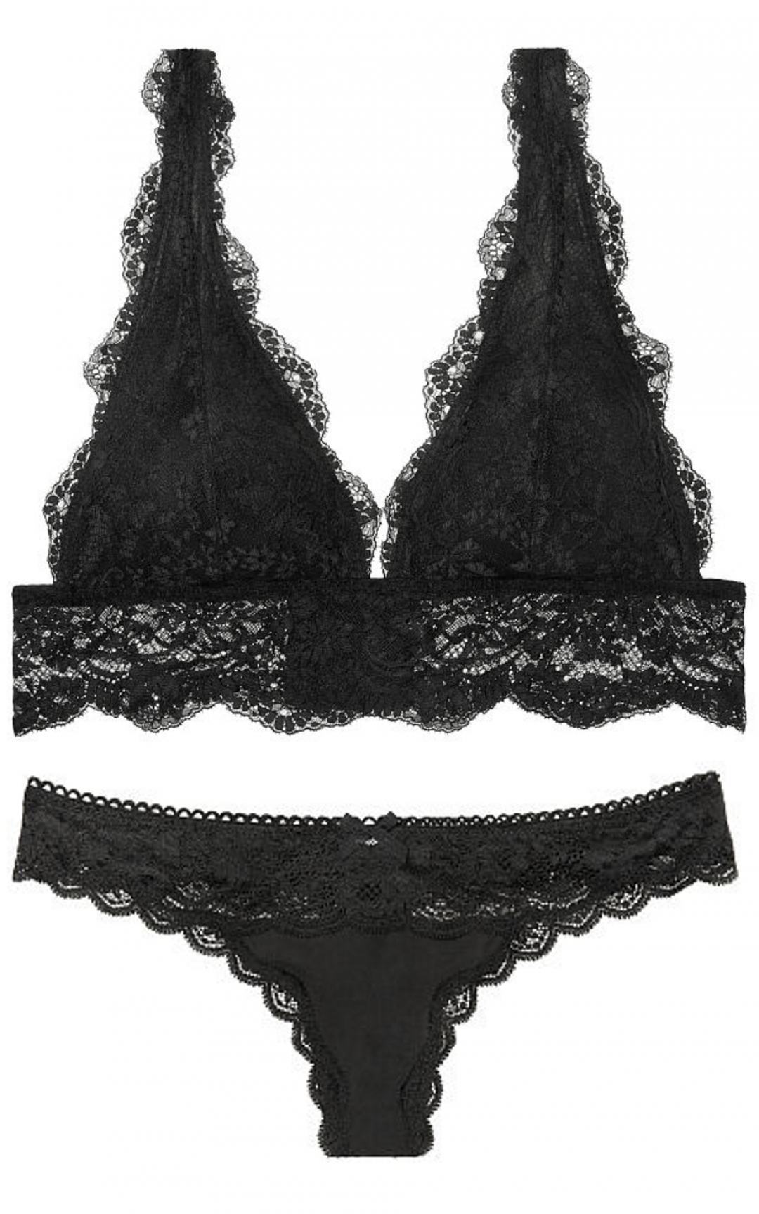 Victoria's Secret, бюстгальтер 1697 рублей, трусы 1004 рублей (Victoria's Secret)