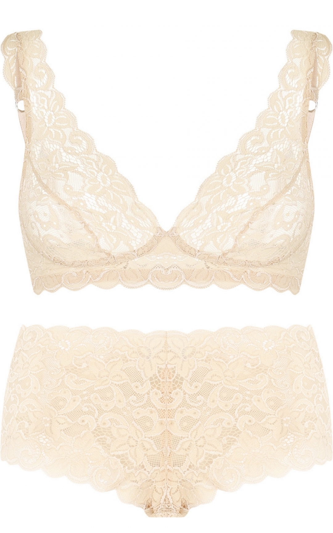 Hanro, бюстгальтер 5120 рублей, трусы 3145 рублей (ДЛТ)