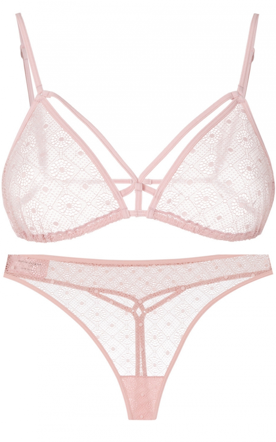 Marlies Dekkers, бюстгальтер 2703 рубля, трусы 2079 рублей (Farfetch)